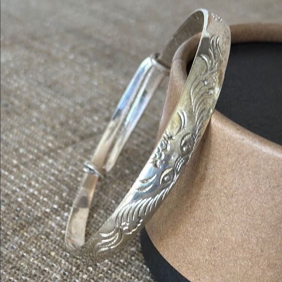 Sterling silver expandable bracelet - Picture 1 of 4